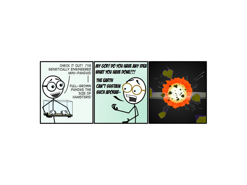 Mini-panda explosion