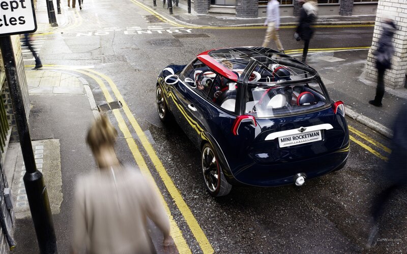 MINI Rocketman Concept Car — Blue, Urban