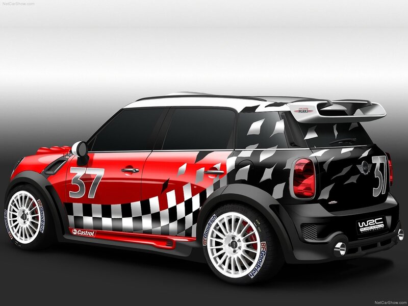 MINI WRC race car