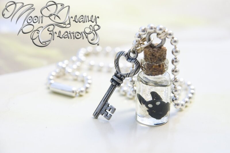 Miniature Bottle with Key