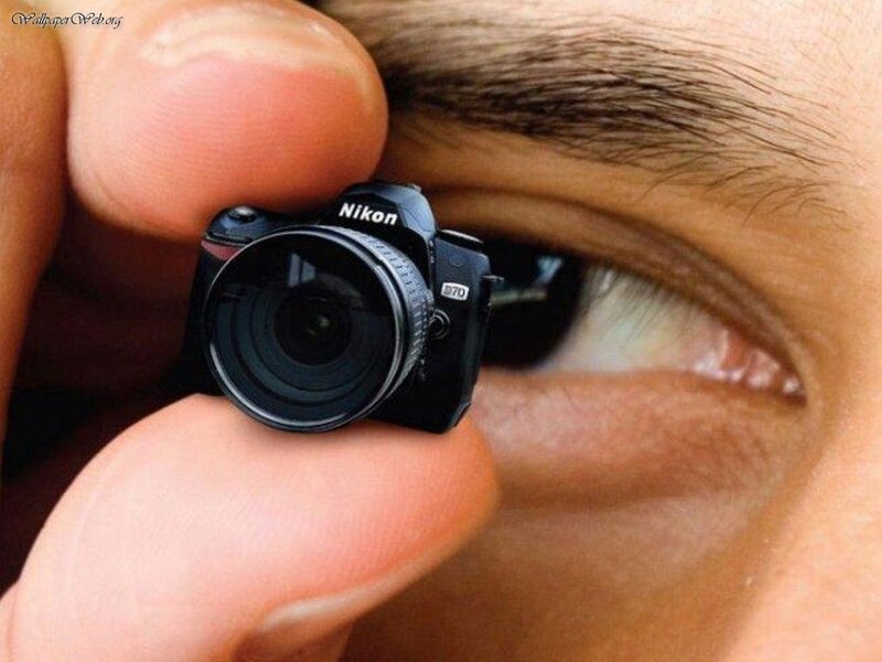 Miniature Camera in Hand