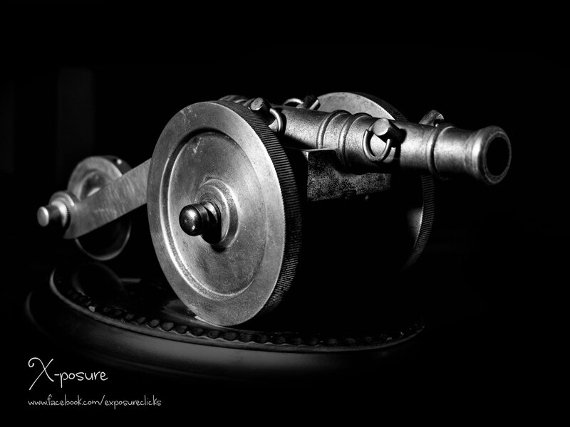 Miniature Cannon on Display