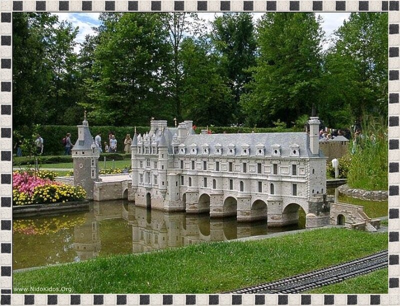 Miniature castle model