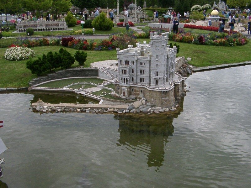 Miniature Castle on Water