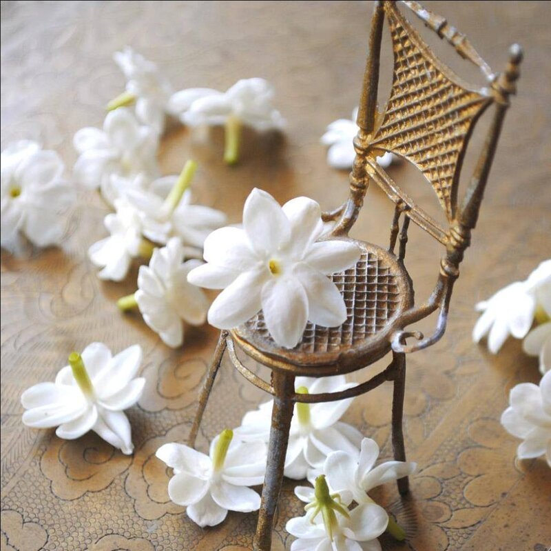 Miniature Chair with Flowers