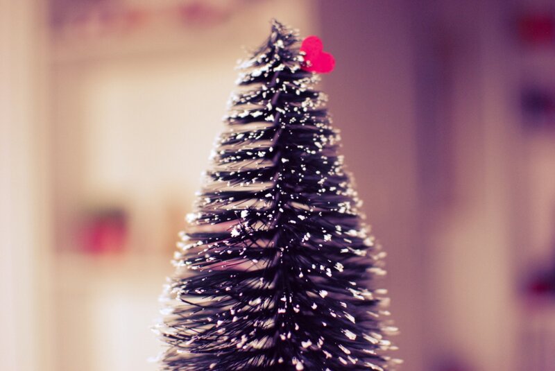 Miniature Christmas Tree — Black