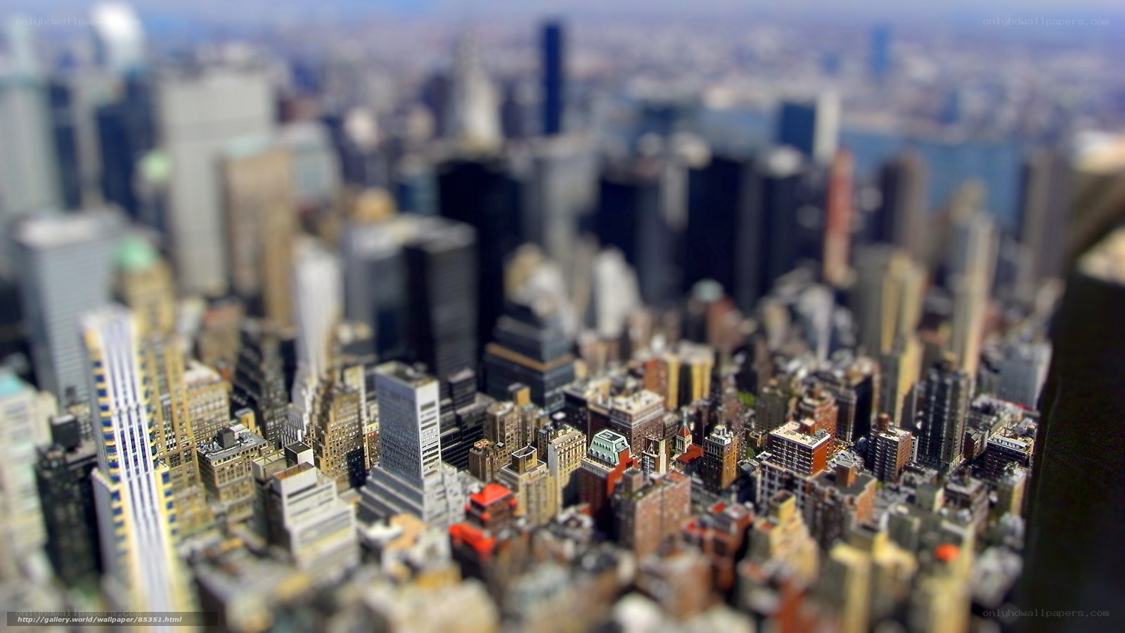 miniature city skyline