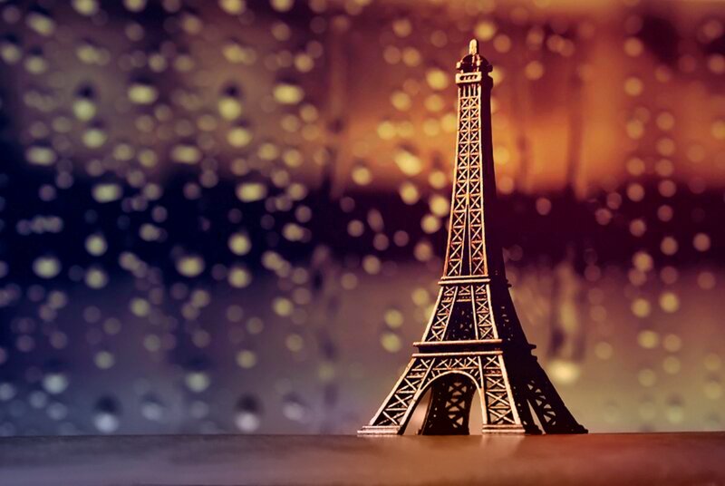 Miniature Eiffel Tower — Brown