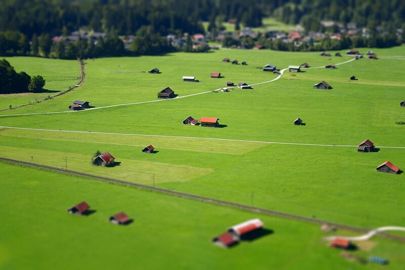 Miniature Farm Landscape