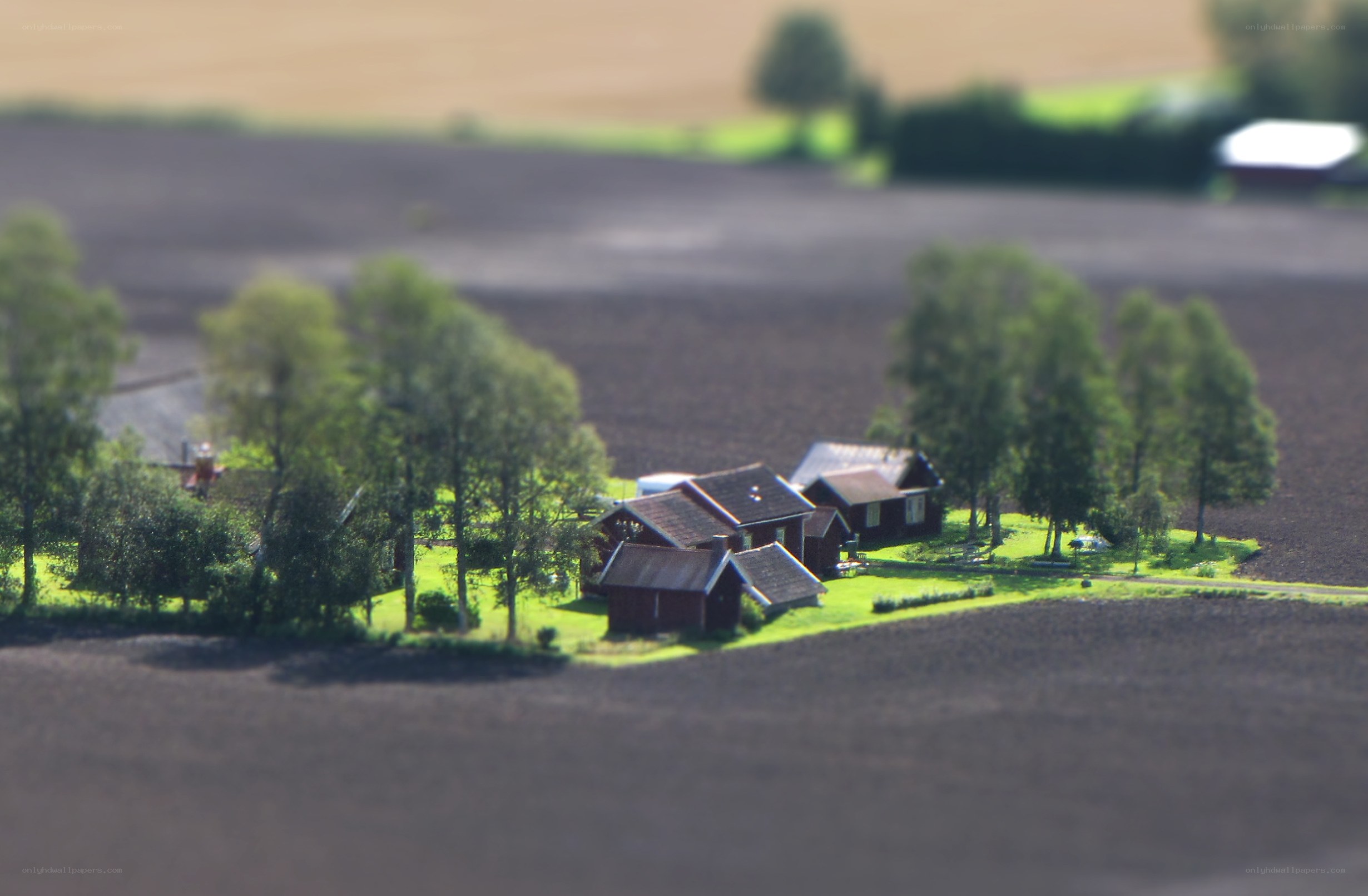Miniature farm village