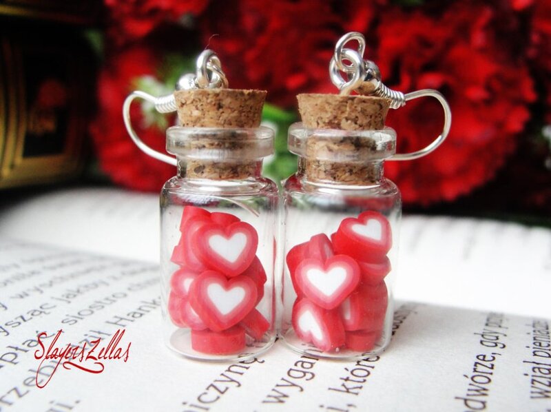 Miniature Heart Bottles