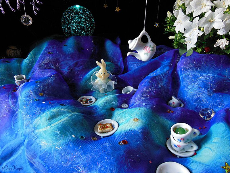 Miniature Tea Party — Blue