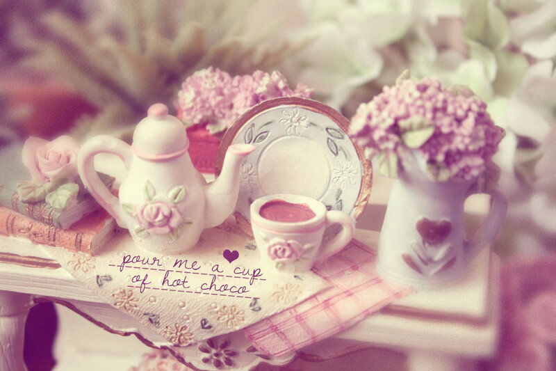 Miniature Tea Set — Pink