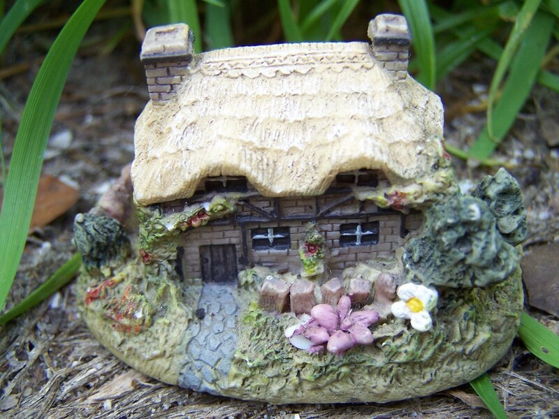 Miniature thatched cottage