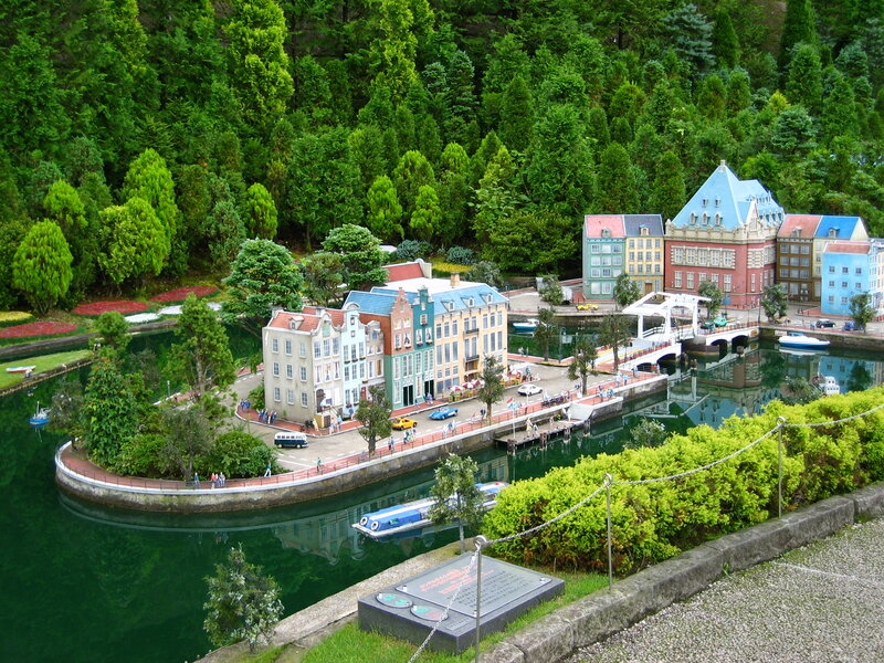 Miniature Town Model — Green, Serene