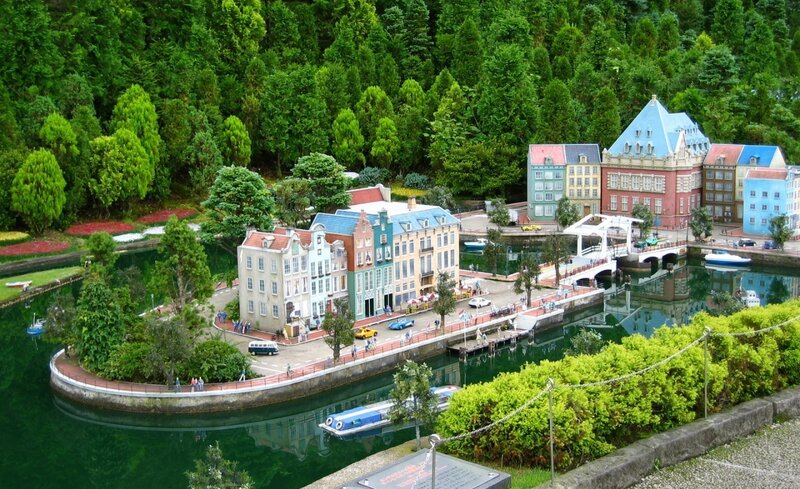 Miniature Town Model — Green