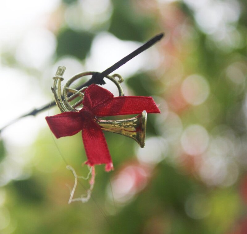 Miniature Trumpet Ornament