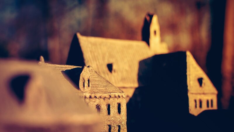 Miniature village models