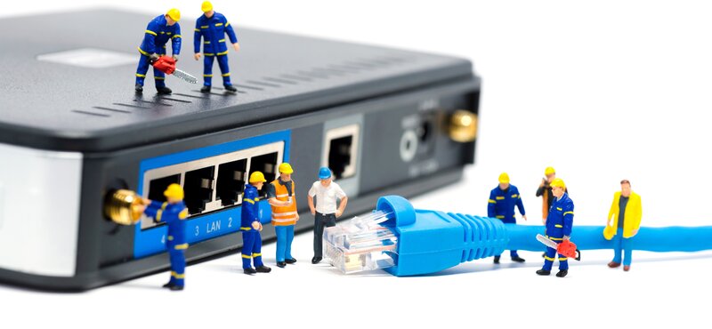 Miniature Workers on Router