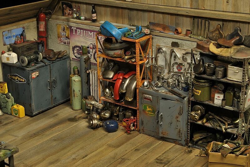 Miniature Workshop Diorama