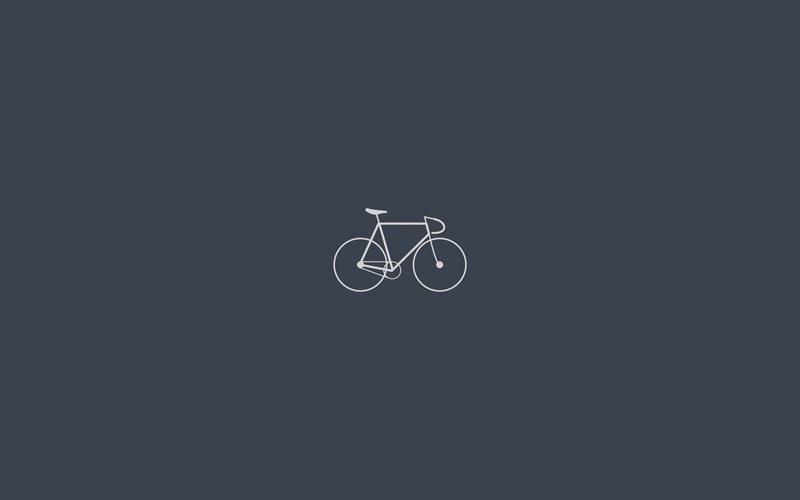 minimal bicycle icon
