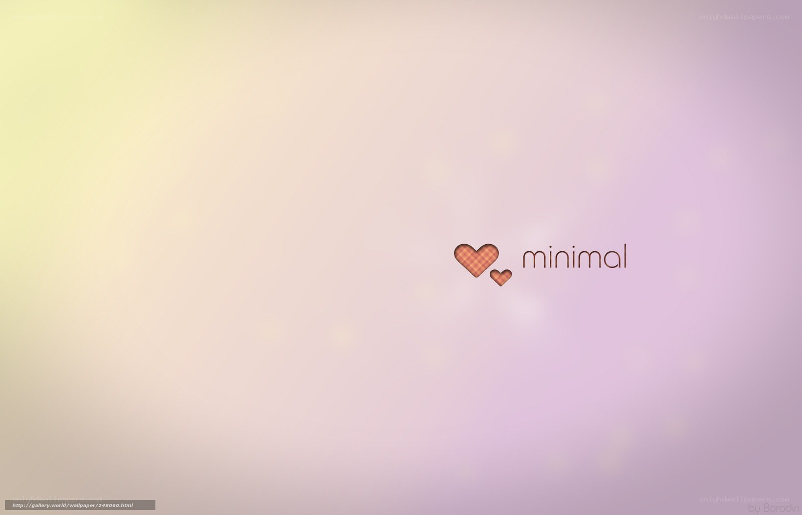 minimal heart wallpaper