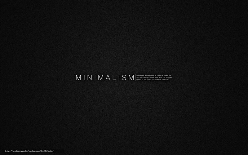 Minimalism text wallpaper