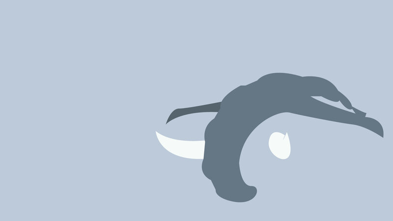 minimalist animal silhouette