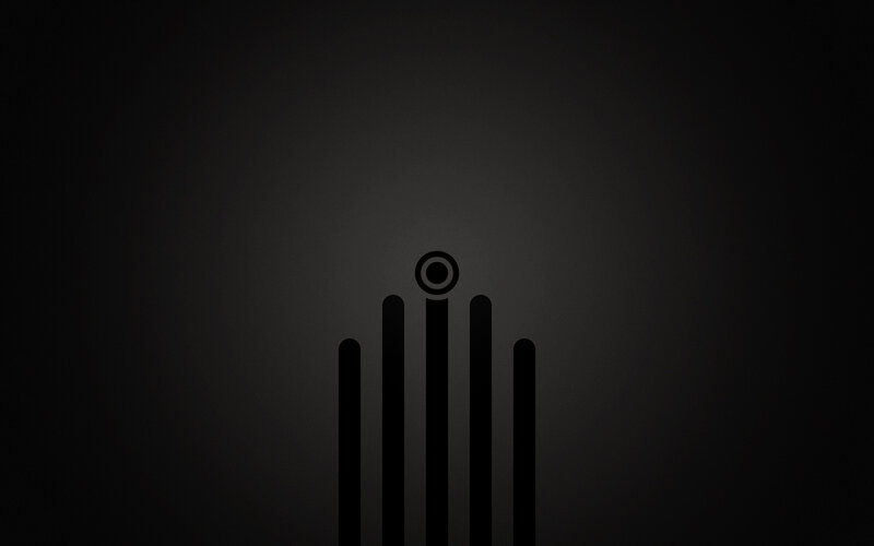 minimalist black and gray design
