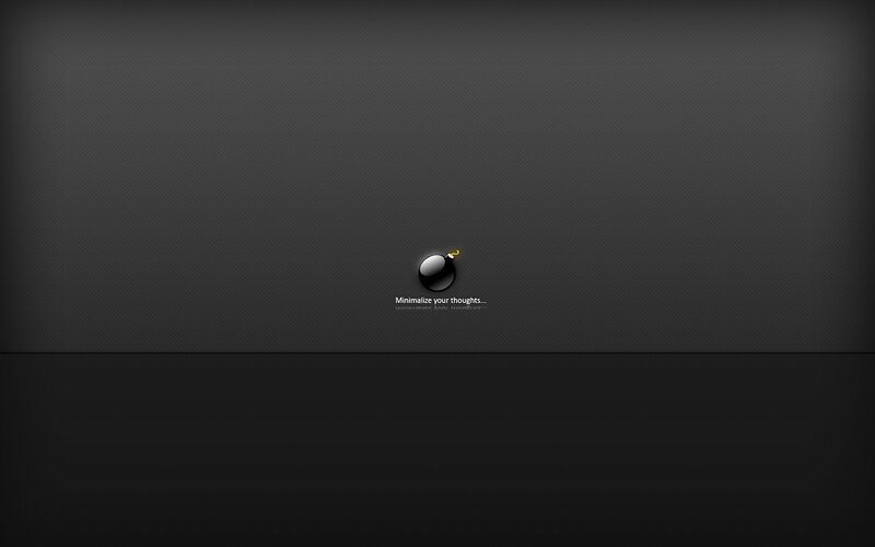 Minimalist bomb icon