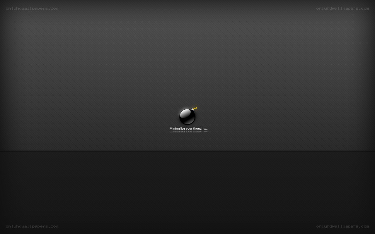 Minimalist bomb icon