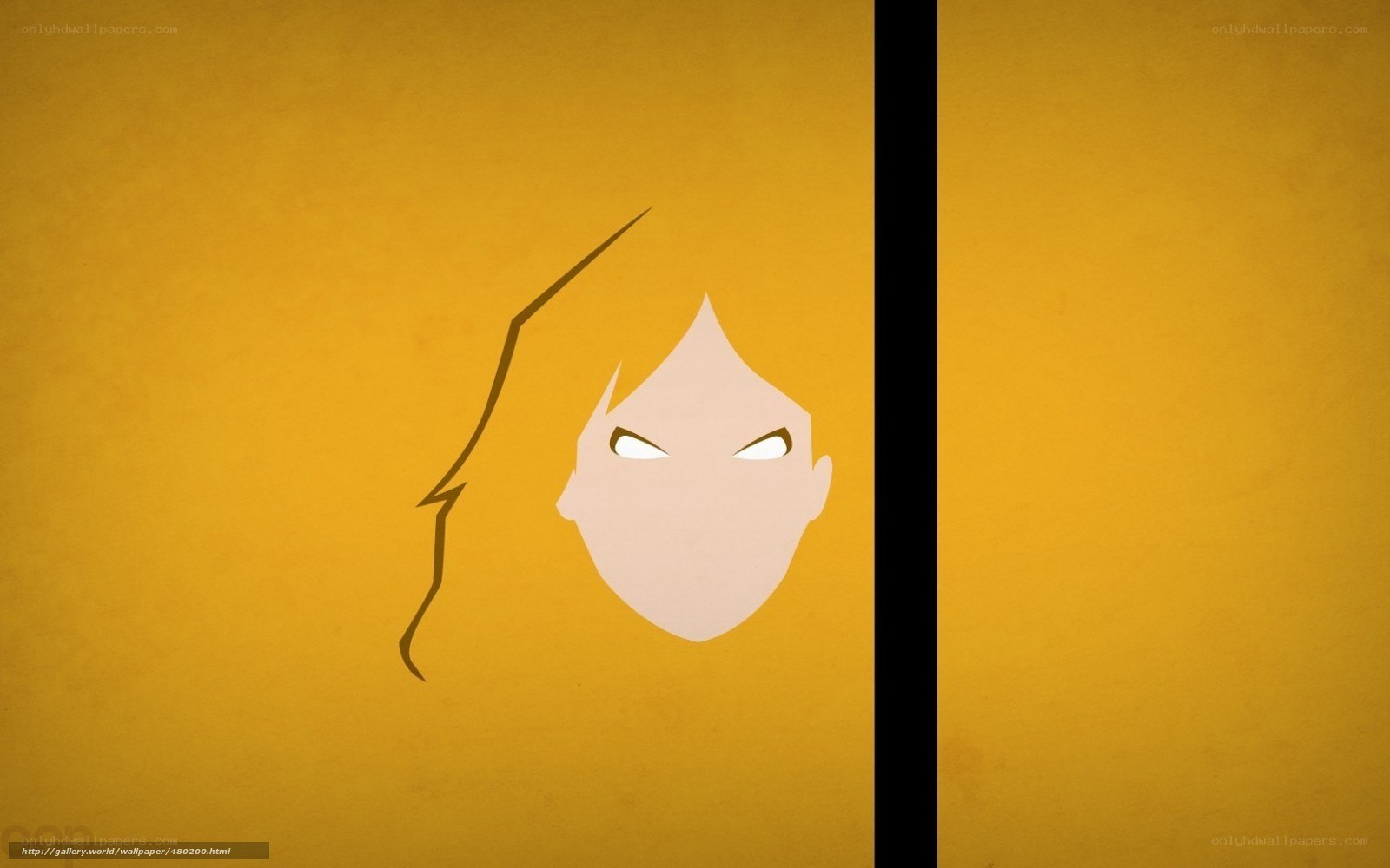 minimalist character face art