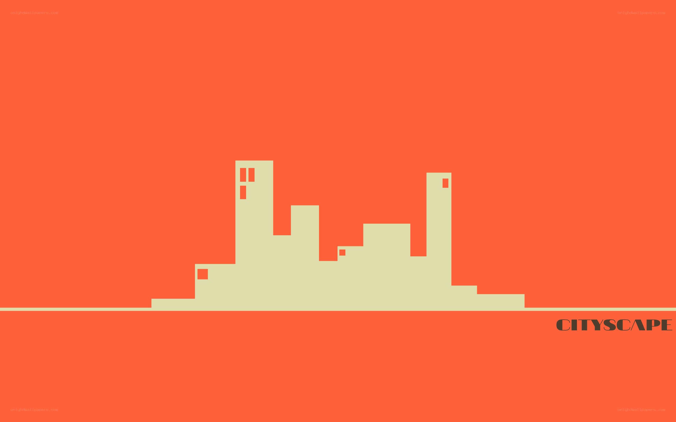 minimalist cityscape illustration