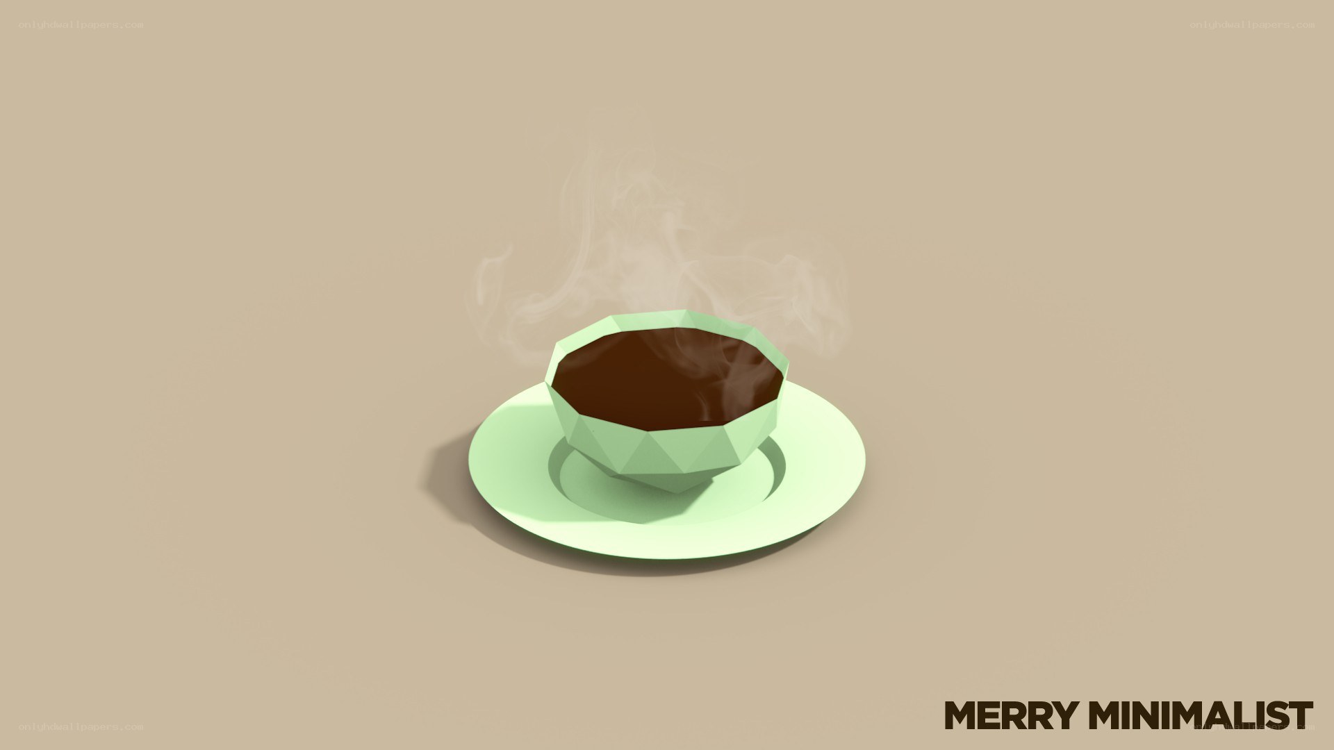Minimalist coffee cup illustration