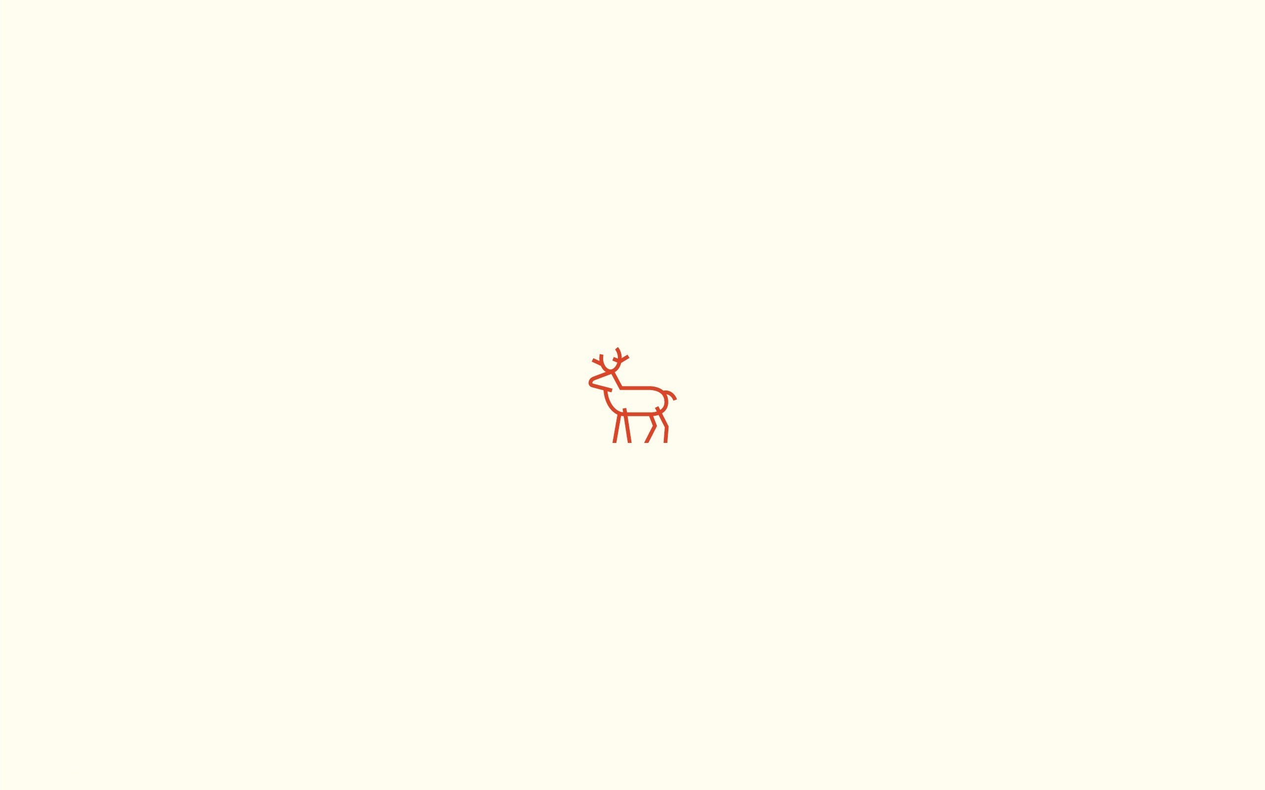 minimalist deer icon