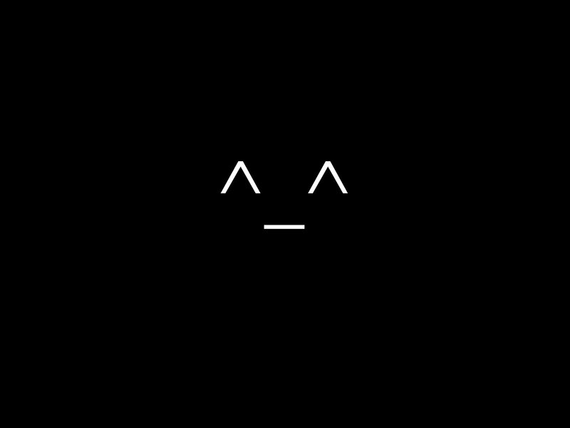 minimalist face icon