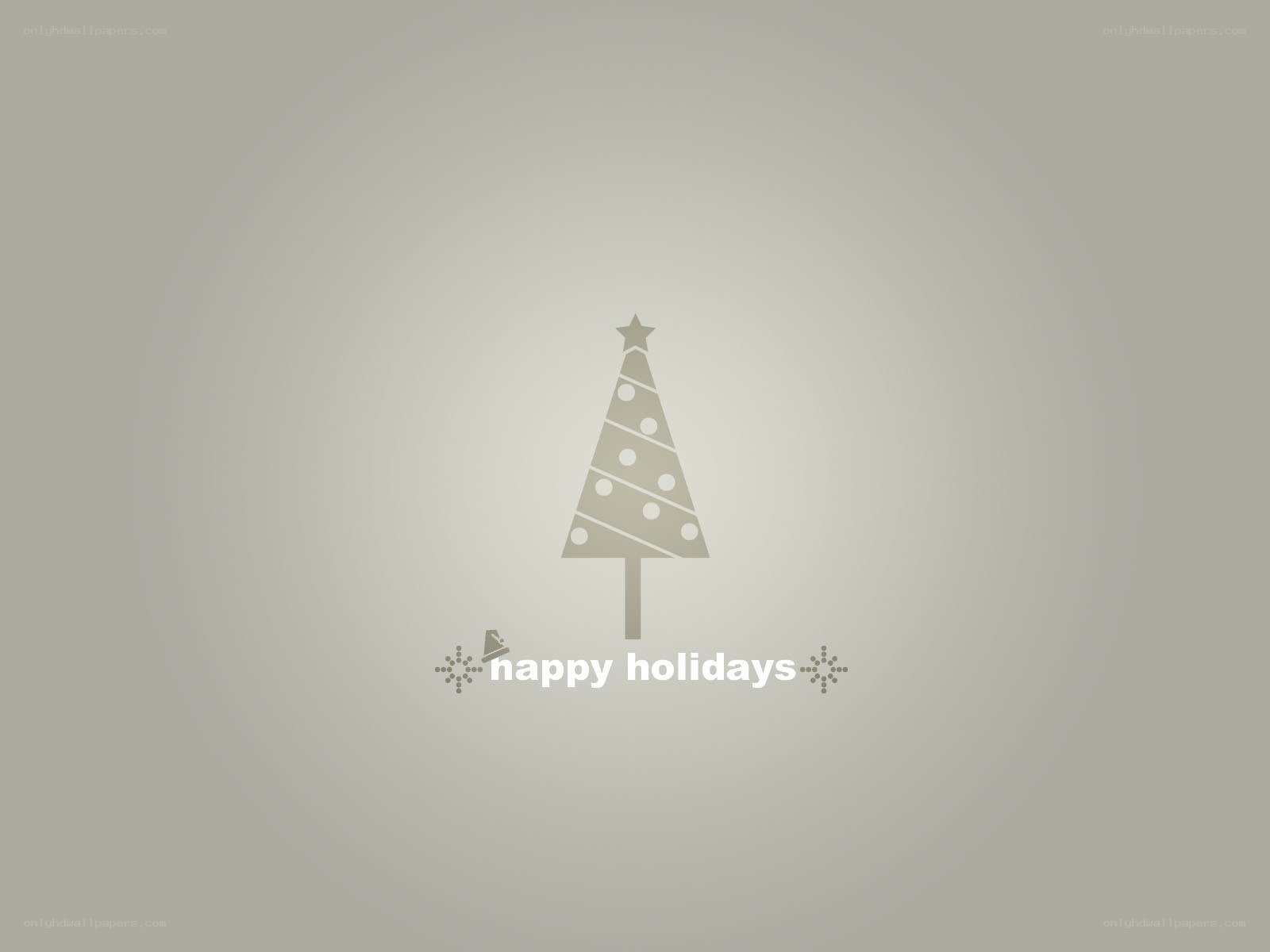 minimalist holiday greeting