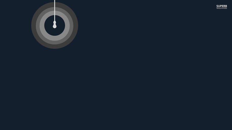 Minimalist light bulb design