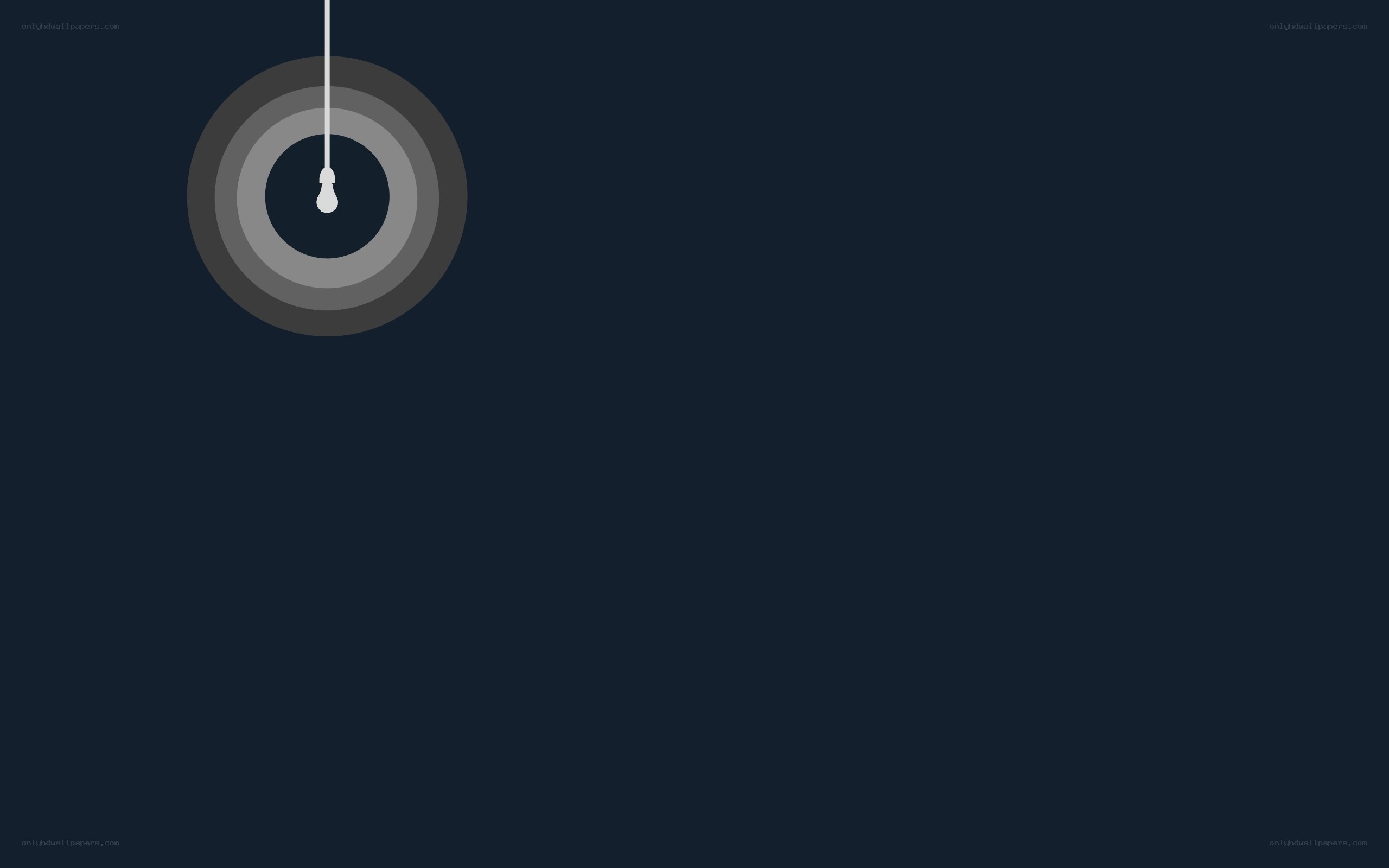 Minimalist light bulb illustration