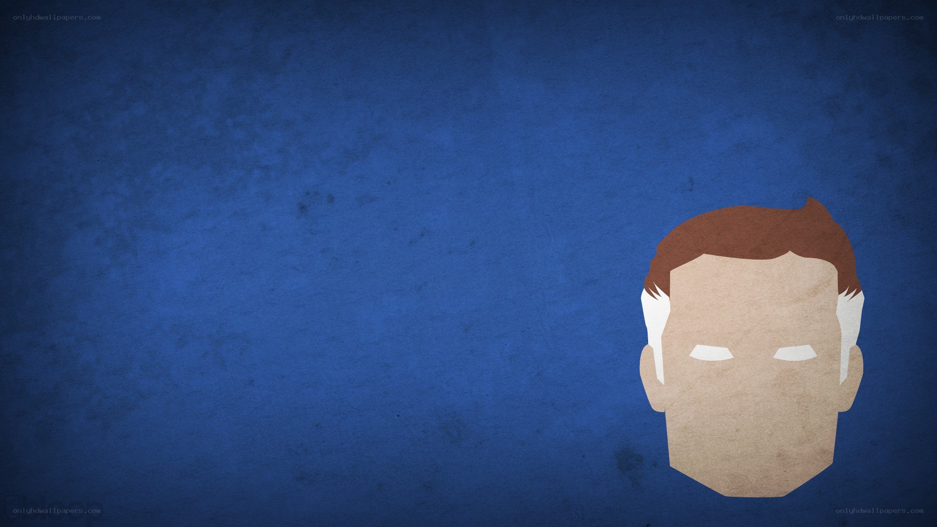 minimalist man head illustration