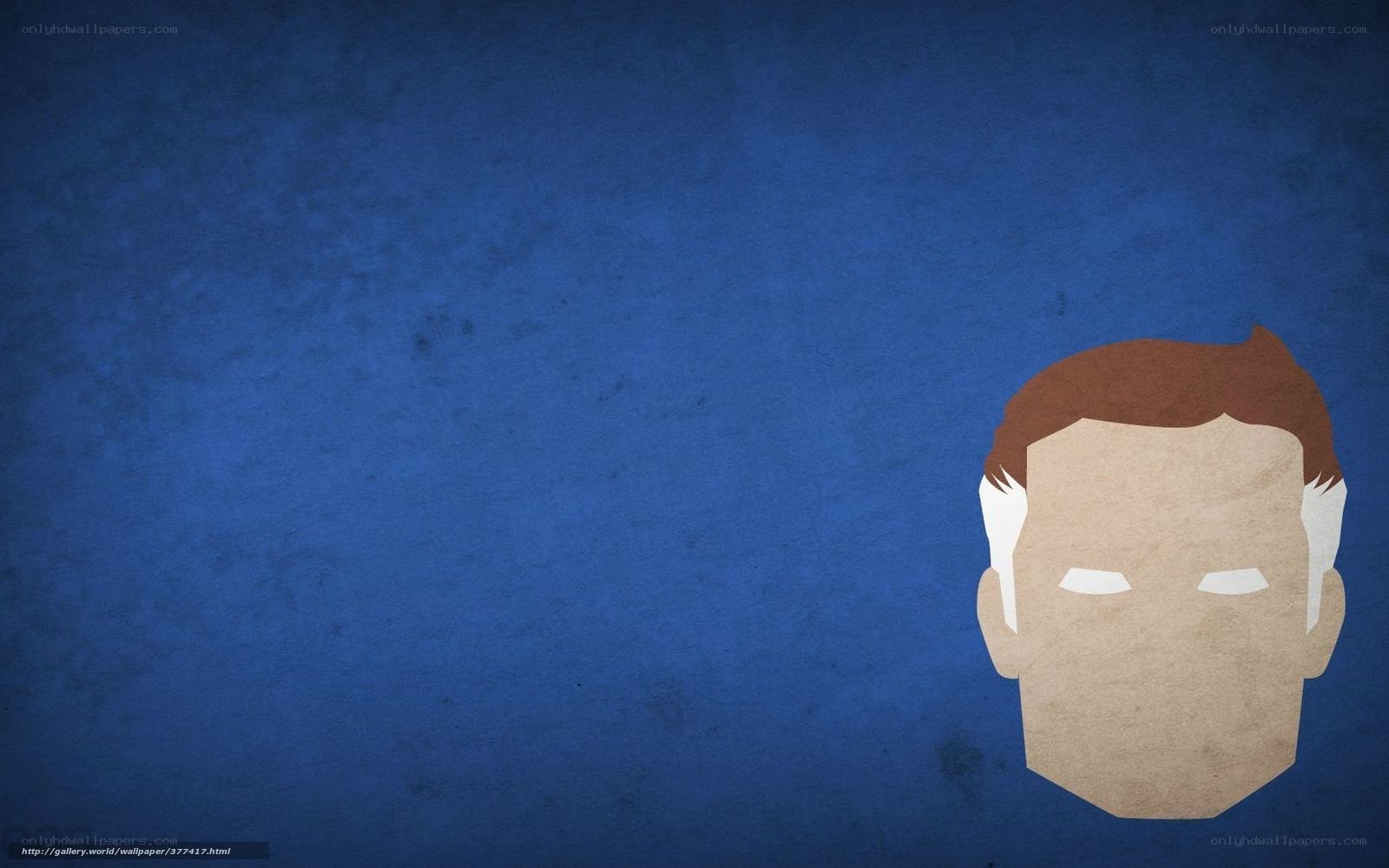 minimalist man head illustration