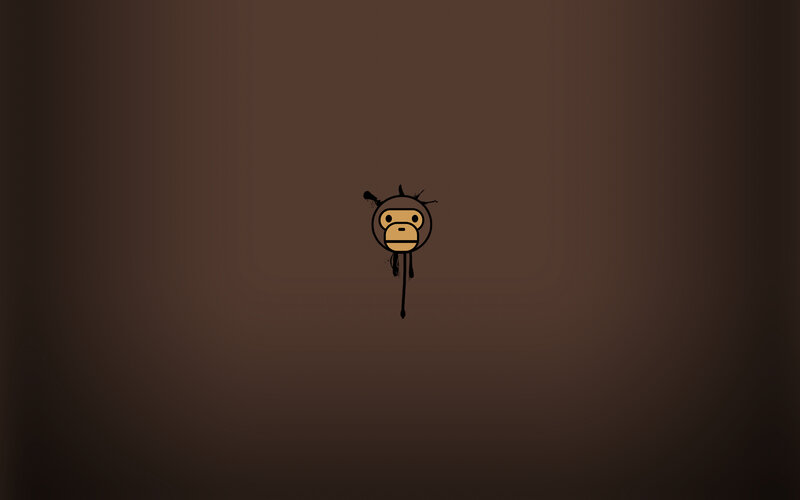 minimalist monkey logo