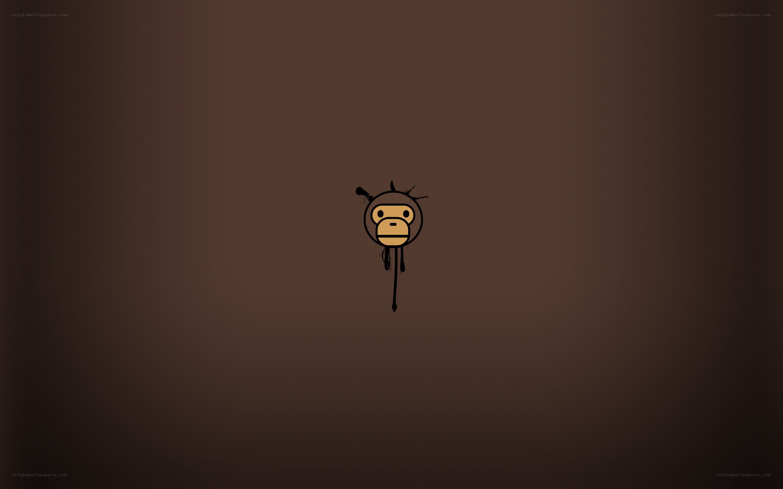 minimalist monkey logo