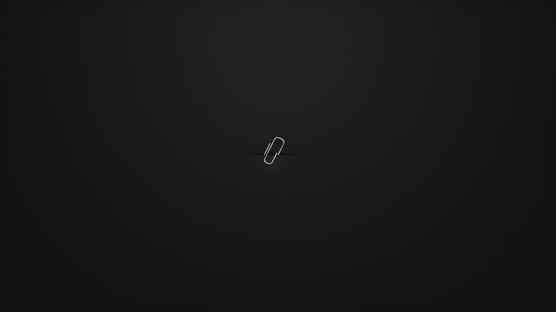 minimalist paperclip icon