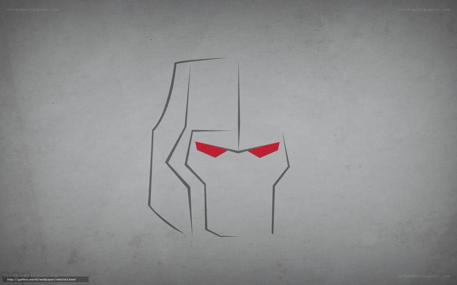 minimalist robot face design
