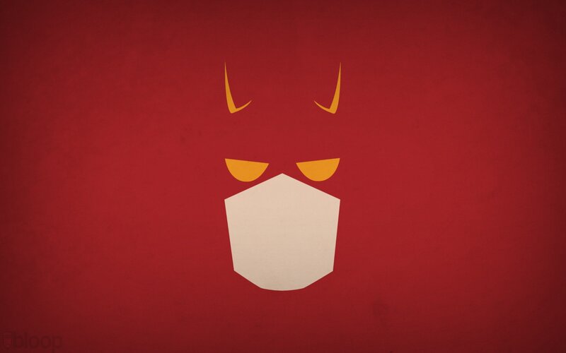 minimalist superhero mask design