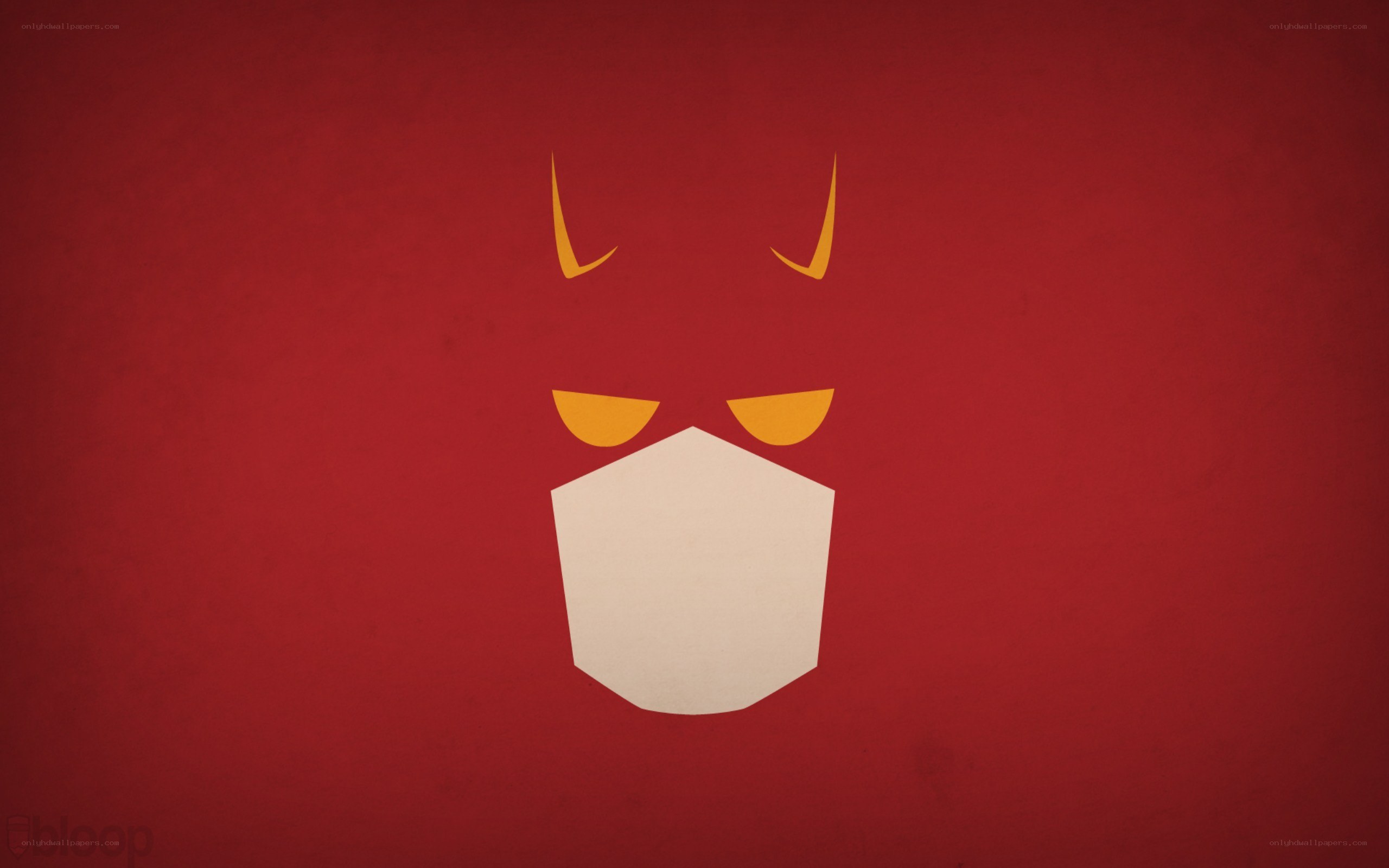minimalist superhero mask design