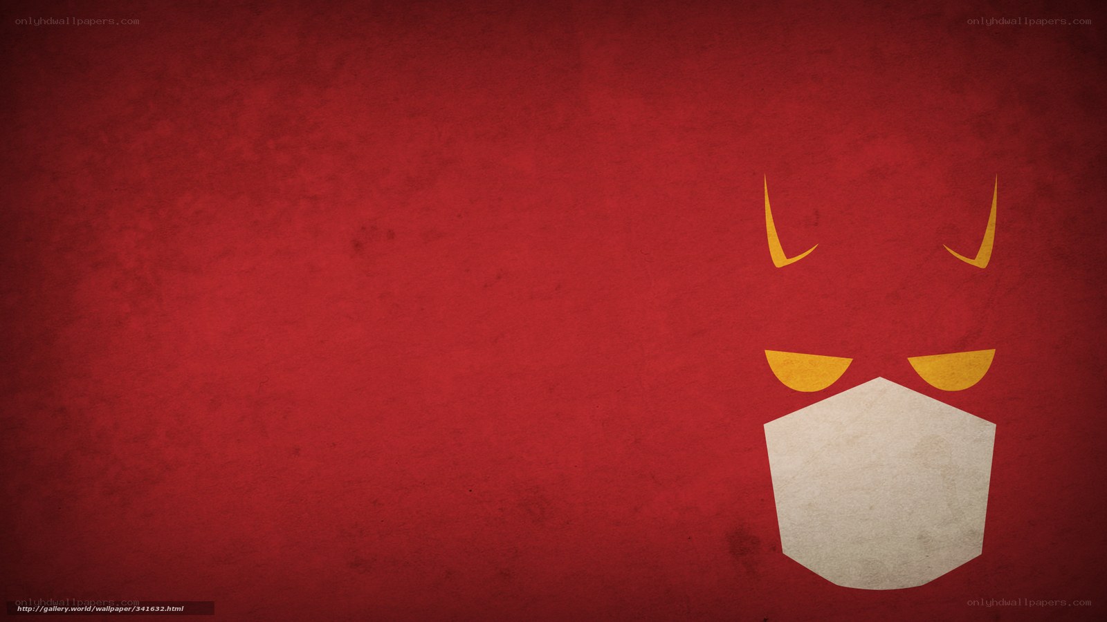 minimalist superhero mask