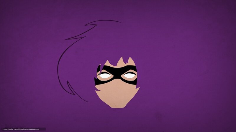 minimalist superhero portrait