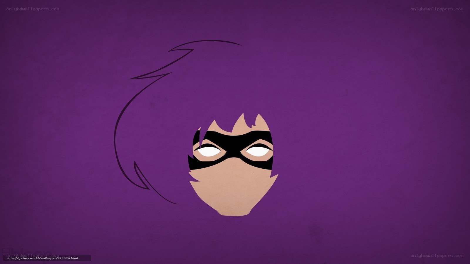 minimalist superhero portrait
